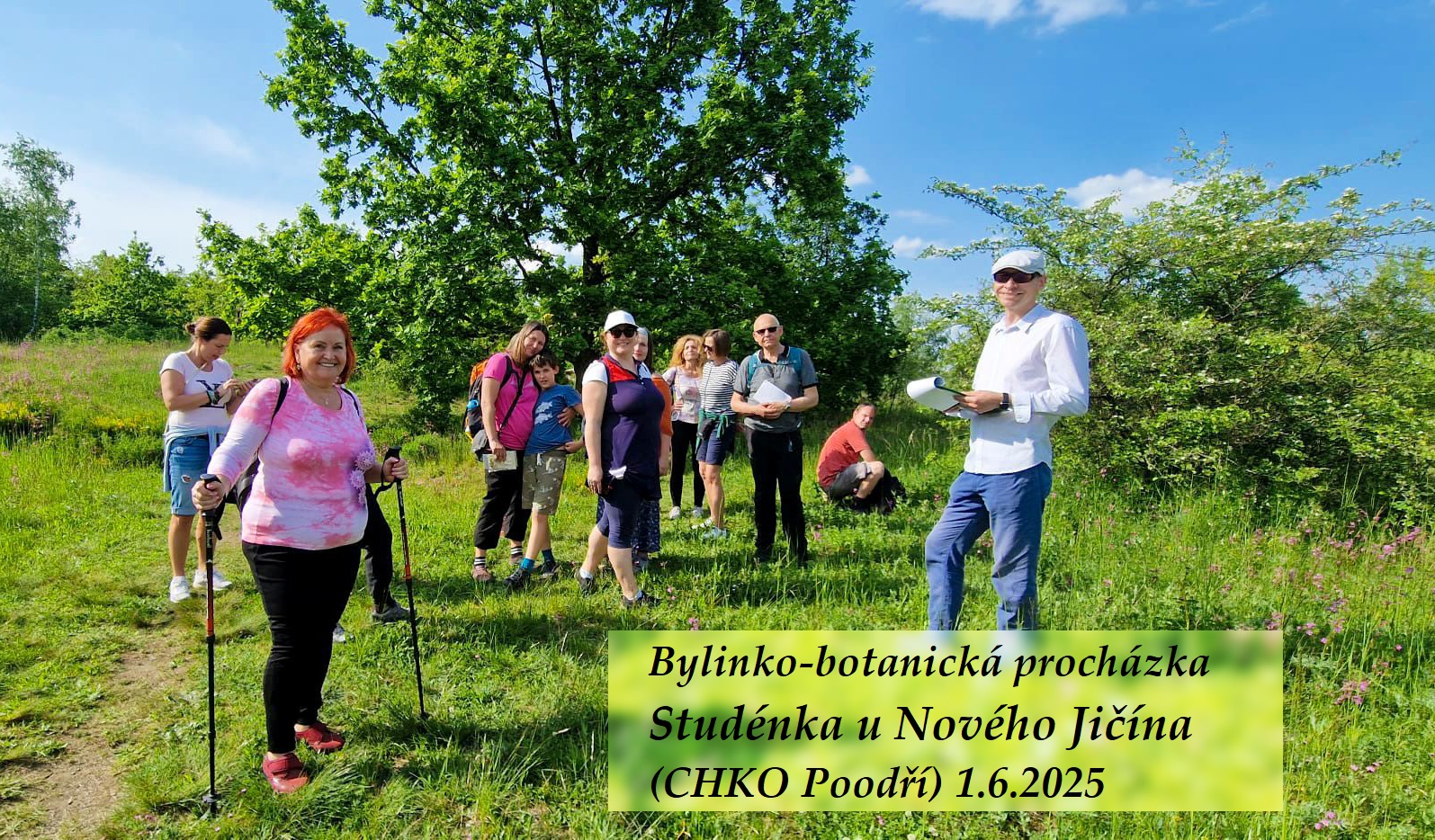 Bylinko-botanická procházka Studénka u Nového Jičína (CHKO Poodří) 1.6.2025