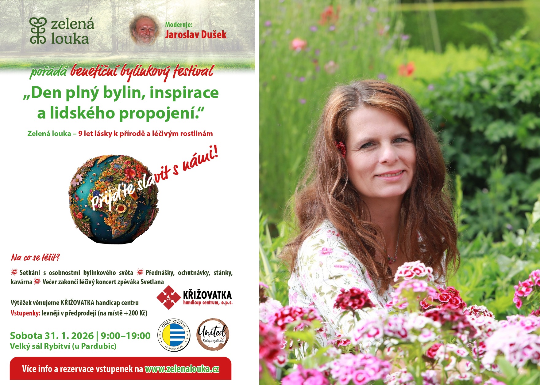 Přednáška Síla bylinných tinktur, Rybitví u Pardubic 31.1.2026