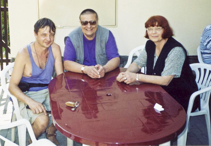 Bylinář Josef Antonín Zentrich a Vláďa Vytásek Kosov 2002