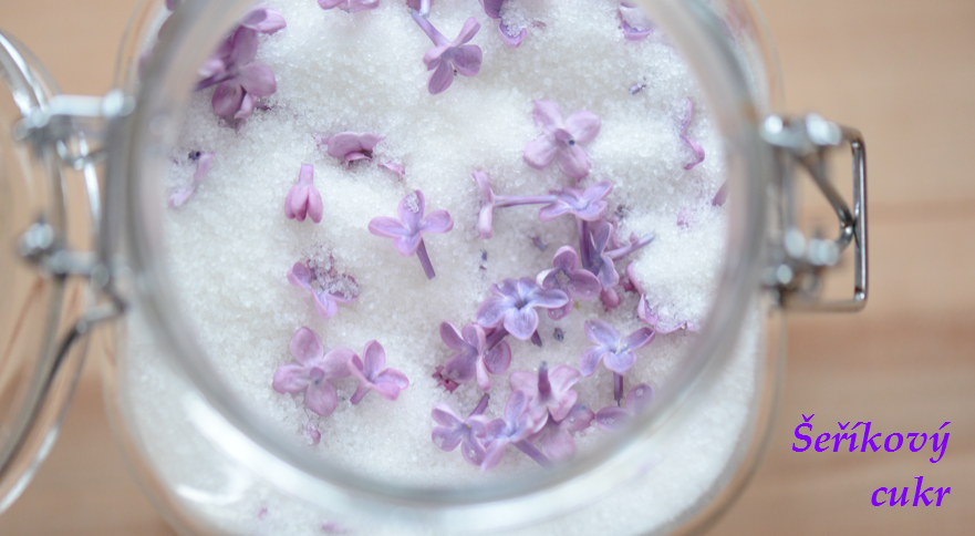 Šeříkový cukr recept postup návod příprava suroviny ingredience