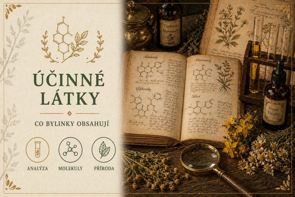 Biochemické látky v rostlinách, bylinách, bylinkách